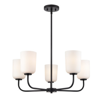 Laphia Five Light Chandelier in Matte Black (59|214005MB)