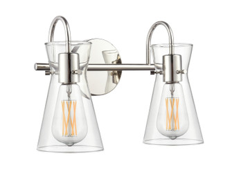 Camellia Two Light Vanity in Polished Nickel (59|21002PN)