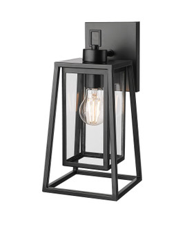 Denzell One Light Outdoor Wall Sconce in Powder Coated Black (59|198401PBK)