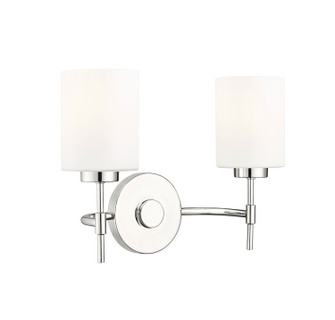 Keylee Two Light Vanity in Polished Nickel (59|19602PN)