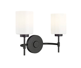 Keylee Two Light Vanity in Matte Black (59|19602MB)