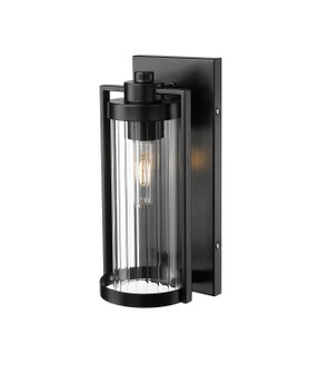 Braselton One Light Outdoor Wall Sconce in Powder Coated Black (59|192001PBK)