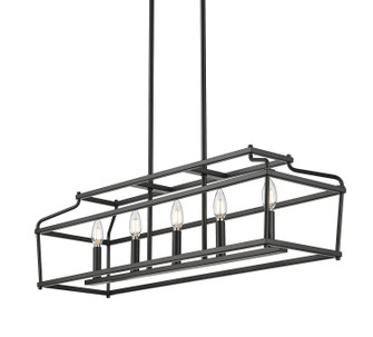 Nellita Five Light Chandelier in Matte Black (59|19105MB)