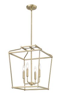 Nellita Four Light Pendant in Vintage Brass (59|19004VB)