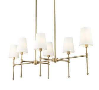Adorra Six Light Chandelier in Vintage Brass (59|16506VB)