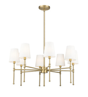Adorra Eight Light Chandelier in Vintage Brass (59|16108VB)