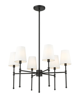 Adorra Six Light Chandelier in Matte Black (59|16106MB)