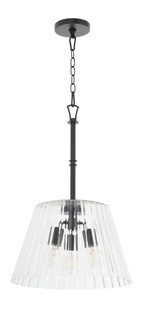 Lawton Three Light Pendant in Matte Black (19|8803359)