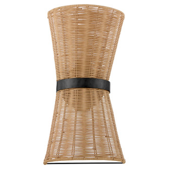 Fairview Two Light Wall Sconce in Matte Black (19|512359)