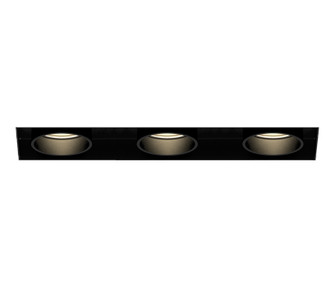 Tango LED Recessed Multiple in Black (40|TGO3TL01PDPDD1535)
