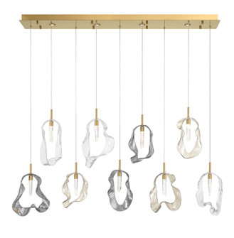 Norah LED Linear Chandelier in Gold (40|49239010)