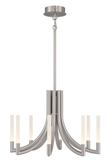 Eight Light Chandelier in Nickel (40|49010022)