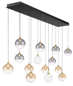 Iissa LED Linear Chandelier in Gold (40|48938040)