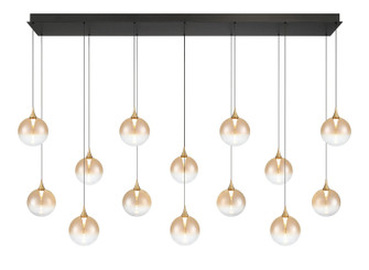Iissa LED Linear Chandelier in Gold (40|48938037)