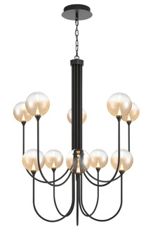 Iissa LED Chandelier in Matte Black (40|48926032)