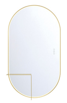 Linden LED Mirror in Gold (40|48521017)