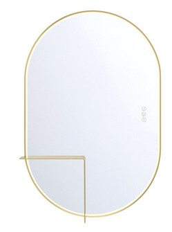 Linden LED Mirror in Gold (40|48520010)