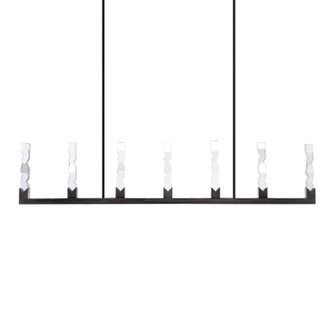 Mamadim LED Linear Pendant in Satin Brushed Black (360|PL11355LED72x2SBB)