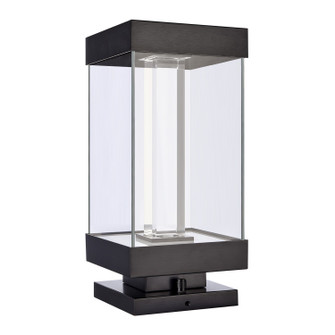 Claro LED Bollard in Matte Black (360|EBP11110LED12SMBK)