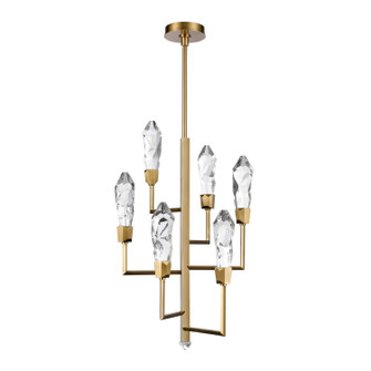 Angelus LED Chandelier in Aged Brass (360|CD11425LED7AGB)