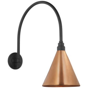 Academy Barn Light LED Barn Light in Matte Black (268|TOB2815MBKS10SC)