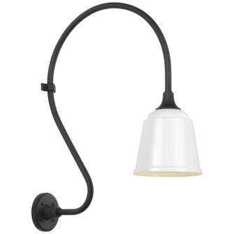 Academy Barn Light LED Barn Light in Matte Black (268|TOB2805MBKS5WHT)