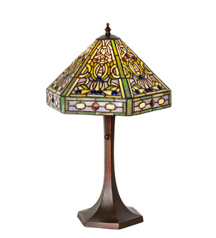 Tiffany Elizabethan 19''Table Lamp in Mahogany Bronze (57|65655)