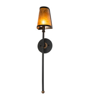 Verheven One Light Wall Sconce in Textured Black & Brushed Gold (57|280377)