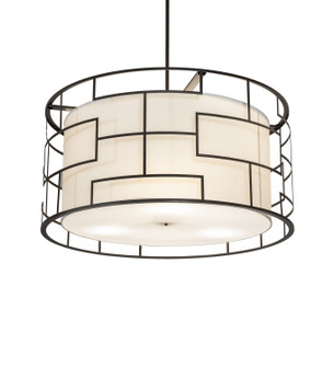 Cilindro Six Light Pendant in Bronze (57|278228)