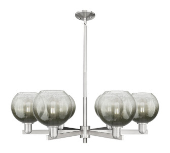 Arcadia Six Light Chandelier in Satin Nickel (405|7166CRSNG4838SL)