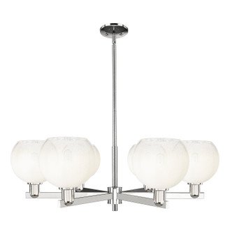 Arcadia Six Light Chandelier in Polished Nickel (405|7166CRPNG4838OP)