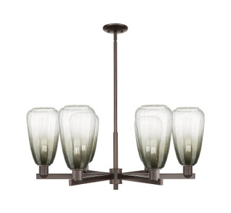 Arcadia Six Light Chandelier in Oil Rubbed Bronze (405|7166CROBG4806SL)