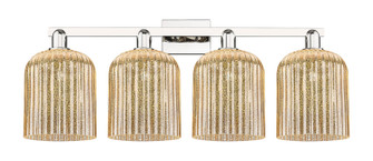 Arcadia Four Light Bath Vanity in Polished Nickel (405|7164WPNG5598ME)