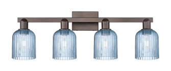 Arcadia Four Light Bath Vanity in Oil Rubbed Bronze (405|7164WOBG5595BL)