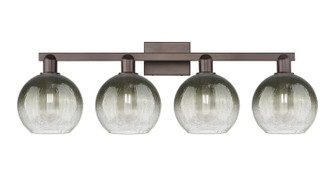 Arcadia Four Light Bath Vanity in Oil Rubbed Bronze (405|7164WOBG4838SL)