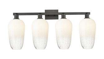 Arcadia Four Light Bath Vanity in Matte Black (405|7164WBKG4847OP)