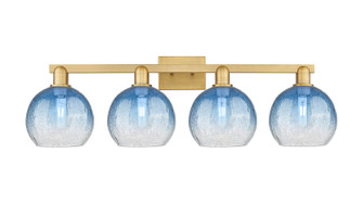 Arcadia Four Light Bath Vanity in Brushed Brass (405|7164WBBG4838SB)