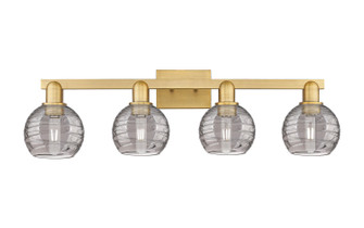 Arcadia Four Light Bath Vanity in Brushed Brass (405|7164WBBG12136SM)
