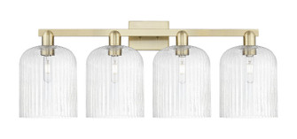 Arcadia Four Light Bath Vanity in Antique Brass (405|7164WABG5598SDY)