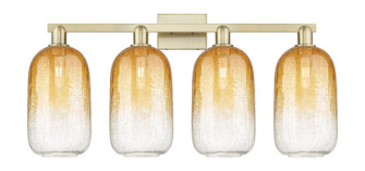 Arcadia Four Light Bath Vanity in Antique Brass (405|7164WABG4827AM)