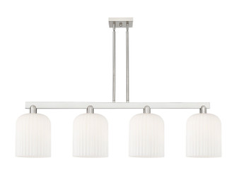 Arcadia Four Light Island Pendant in Brushed Satin Nickel (405|7164ISNG5598GWH)