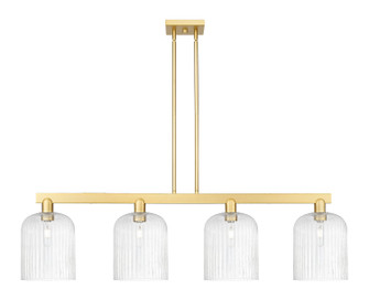 Arcadia Four Light Island Pendant in Satin Gold (405|7164ISGG5598SDY)