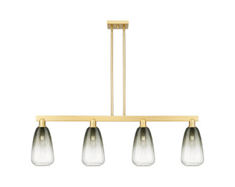 Arcadia Four Light Island Pendant in Satin Gold (405|7164ISGG4806SL)