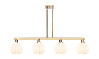 Arcadia Four Light Island Pendant in Champagne Bronze (405|7164ICBG12178WV)