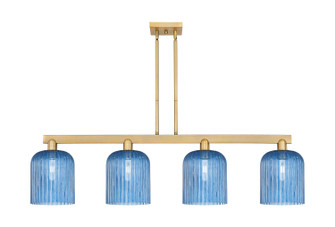 Arcadia Four Light Island Pendant in Brushed Brass (405|7164IBBG5598BL)