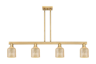 Arcadia Four Light Island Pendant in Brushed Brass (405|7164IBBG5595ME)