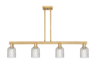 Arcadia Four Light Island Pendant in Brushed Brass (405|7164IBBG5595CL)