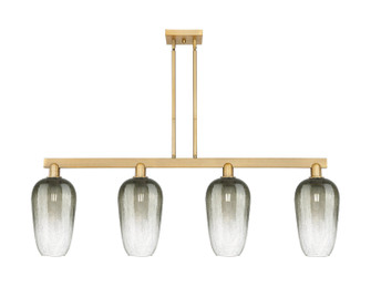 Arcadia Four Light Island Pendant in Brushed Brass (405|7164IBBG4847SL)