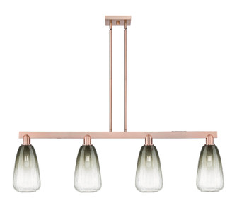 Arcadia Four Light Island Pendant in Antique Copper (405|7164IACG4806SL)