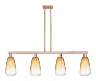 Arcadia Four Light Island Pendant in Antique Copper (405|7164IACG4806AM)